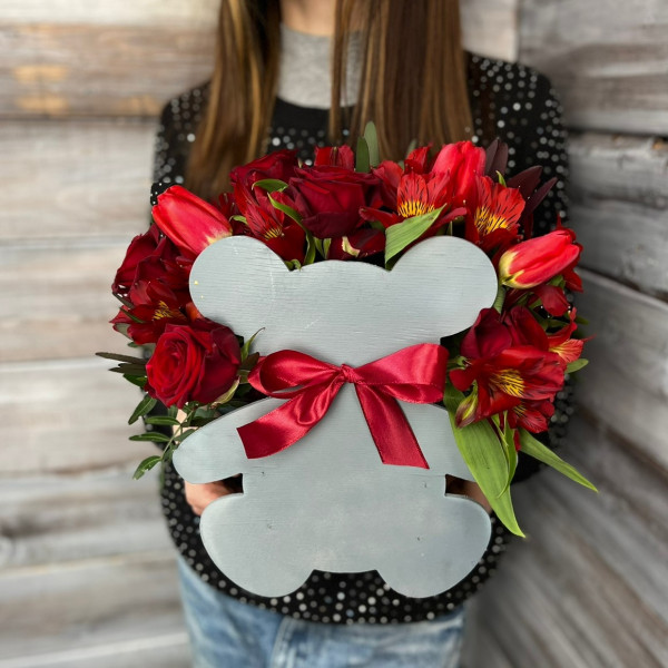 "Мишка Любви"  - доставка цветов в Ялте