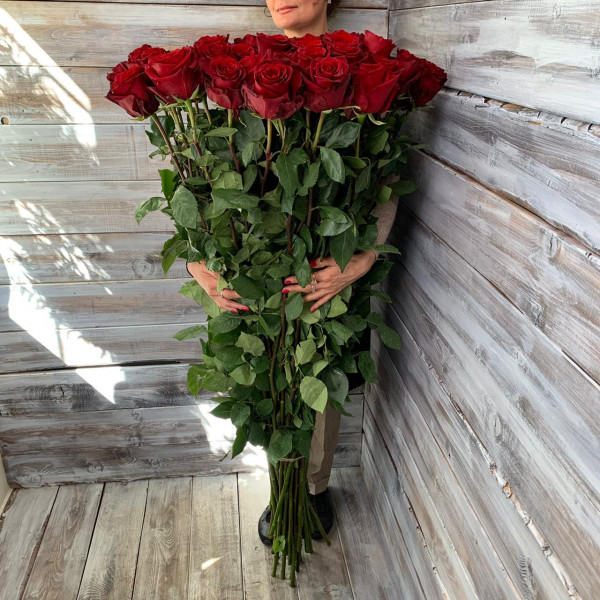 Роза красная "Эксплорер" - цветы в Ялте
